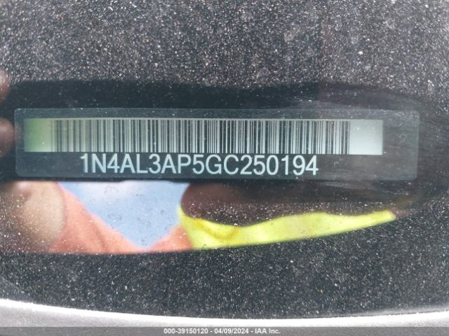 Photo 8 VIN: 1N4AL3AP5GC250194 - NISSAN ALTIMA 