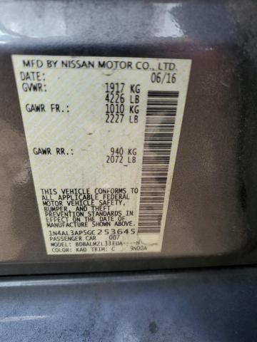 Photo 12 VIN: 1N4AL3AP5GC253645 - NISSAN ALTIMA 2.5 