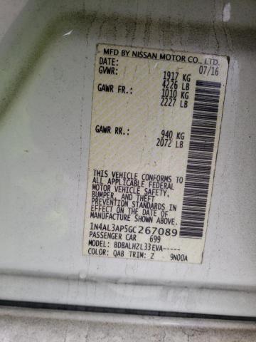 Photo 12 VIN: 1N4AL3AP5GC267089 - NISSAN ALTIMA 