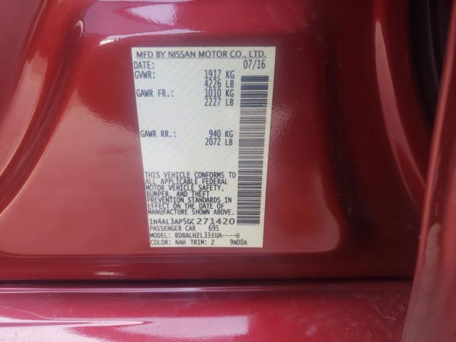 Photo 9 VIN: 1N4AL3AP5GC271420 - NISSAN ALTIMA 2.5 