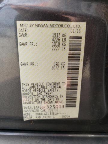 Photo 11 VIN: 1N4AL3AP5GN325013 - NISSAN ALTIMA 2.5 