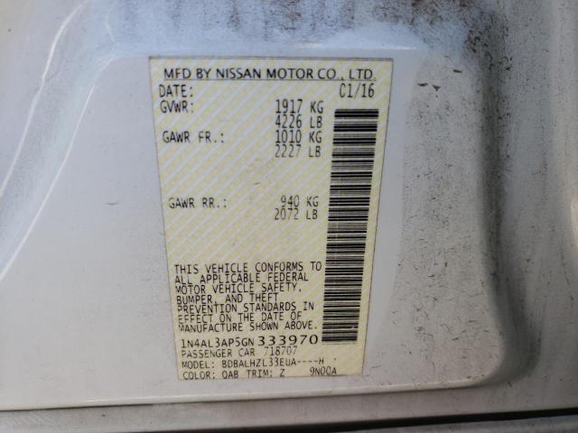 Photo 9 VIN: 1N4AL3AP5GN333970 - NISSAN ALTIMA 2.5 