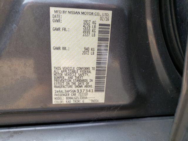 Photo 9 VIN: 1N4AL3AP5GN337341 - NISSAN ALTIMA 2.5 