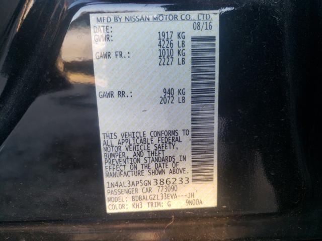 Photo 9 VIN: 1N4AL3AP5GN386233 - NISSAN ALTIMA 2.5 