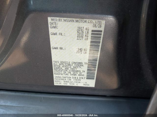 Photo 8 VIN: 1N4AL3AP5GN391397 - NISSAN ALTIMA 