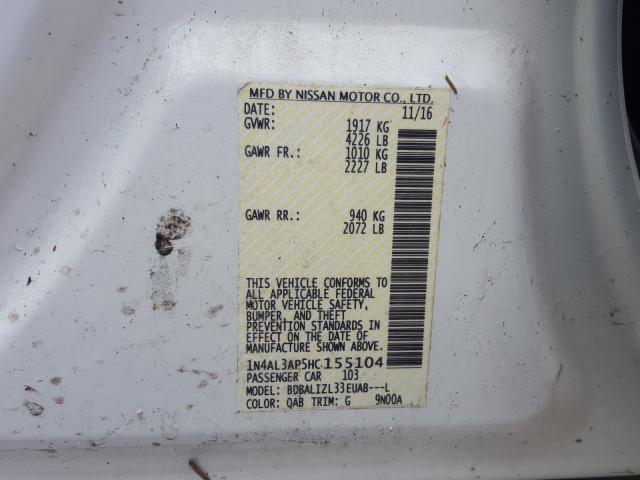 Photo 9 VIN: 1N4AL3AP5HC155104 - NISSAN ALTIMA 2.5 