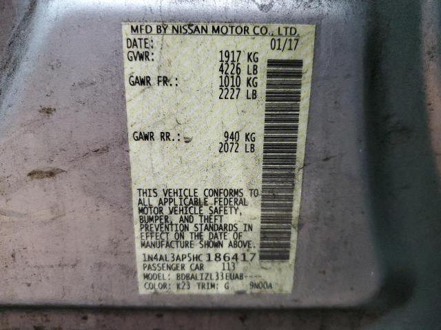 Photo 11 VIN: 1N4AL3AP5HC186417 - NISSAN ALTIMA 2.5 