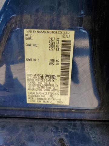 Photo 11 VIN: 1N4AL3AP5HC273945 - NISSAN ALTIMA 