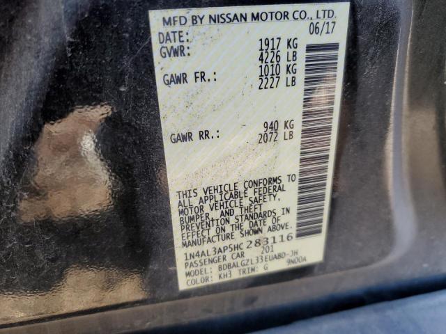 Photo 11 VIN: 1N4AL3AP5HC283116 - NISSAN ALTIMA 2.5 