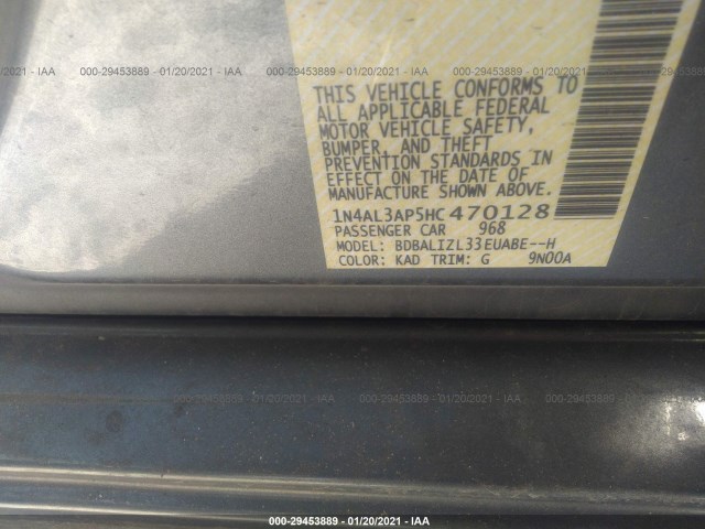 Photo 8 VIN: 1N4AL3AP5HC470128 - NISSAN ALTIMA 