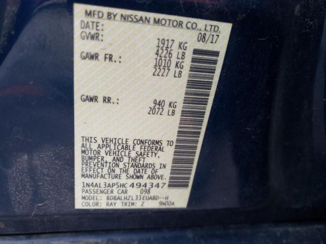 Photo 11 VIN: 1N4AL3AP5HC494347 - NISSAN ALTIMA 