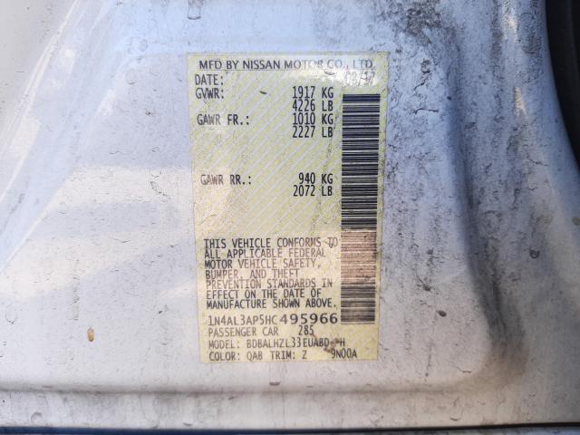 Photo 9 VIN: 1N4AL3AP5HC495966 - NISSAN ALTIMA 2.5 