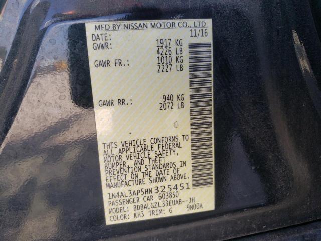 Photo 12 VIN: 1N4AL3AP5HN325451 - NISSAN ALTIMA 2.5 