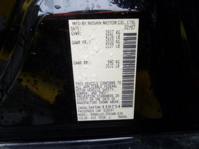 Photo 9 VIN: 1N4AL3AP5HN339754 - NISSAN ALTIMA 2.5 