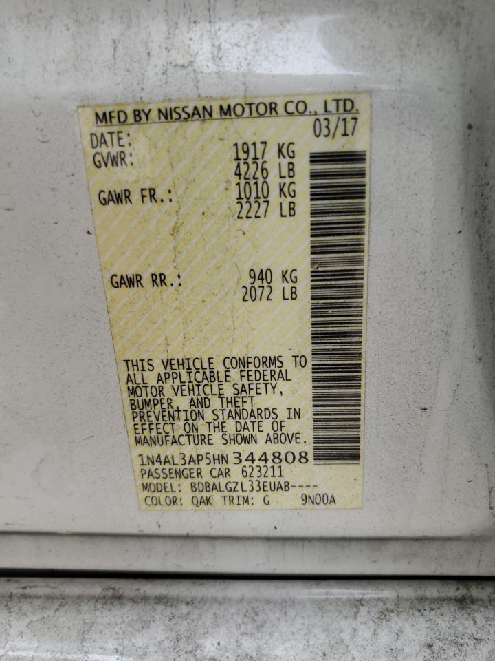 Photo 11 VIN: 1N4AL3AP5HN344808 - NISSAN ALTIMA 