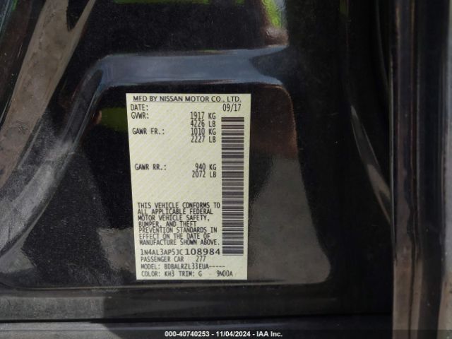 Photo 8 VIN: 1N4AL3AP5JC108984 - NISSAN ALTIMA 