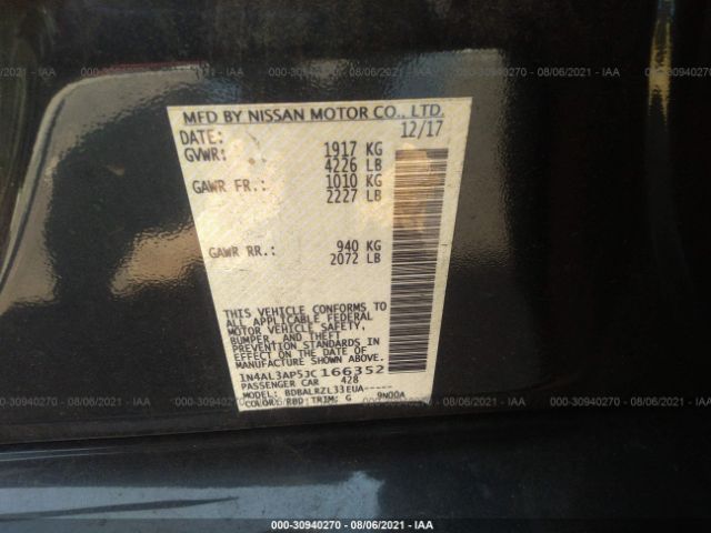 Photo 8 VIN: 1N4AL3AP5JC166352 - NISSAN ALTIMA 