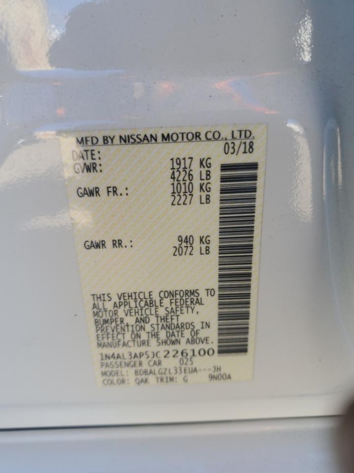 Photo 11 VIN: 1N4AL3AP5JC226100 - NISSAN ALTIMA 