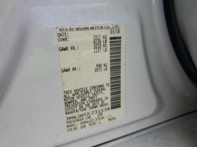 Photo 11 VIN: 1N4AL3AP5JC231538 - NISSAN ALTIMA 2.5 