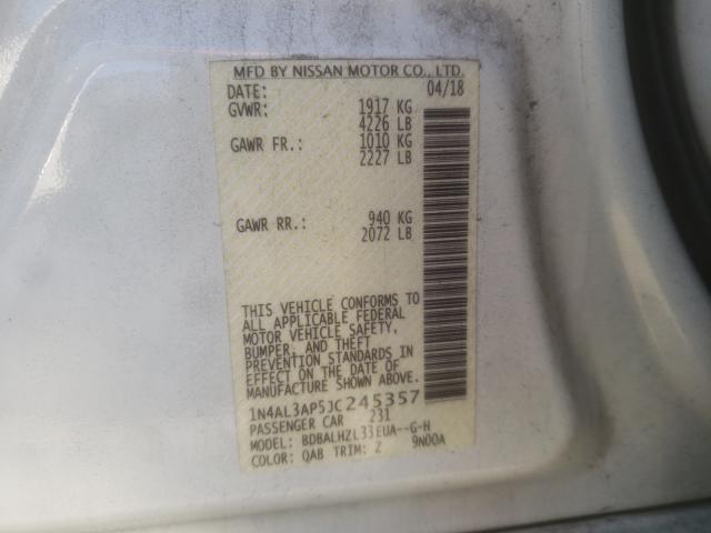 Photo 9 VIN: 1N4AL3AP5JC245357 - NISSAN ALTIMA 2.5 