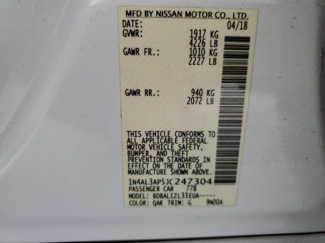 Photo 11 VIN: 1N4AL3AP5JC247304 - NISSAN ALTIMA 2.5 