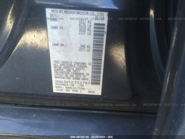 Photo 8 VIN: 1N4AL3AP5JC251787 - NISSAN ALTIMA 