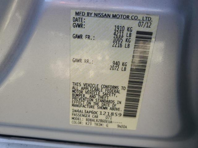 Photo 11 VIN: 1N4AL3AP6DC121859 - NISSAN ALTIMA 2.5 