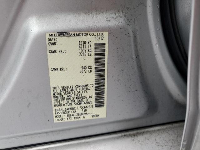 Photo 11 VIN: 1N4AL3AP6DC150455 - NISSAN ALTIMA 