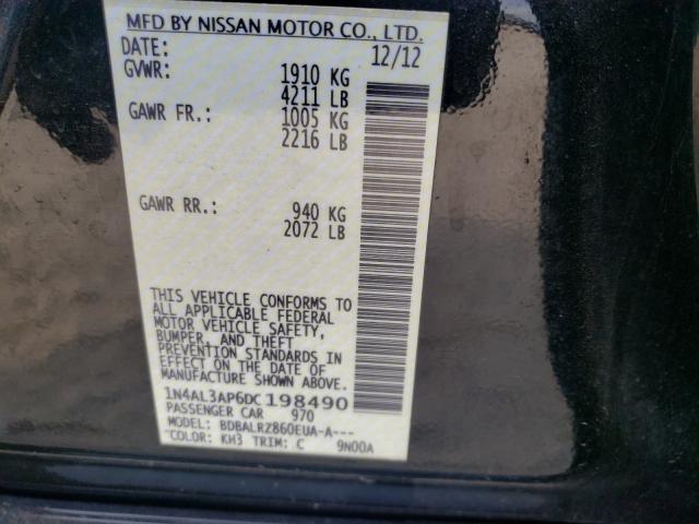 Photo 9 VIN: 1N4AL3AP6DC198490 - NISSAN ALTIMA 2.5 