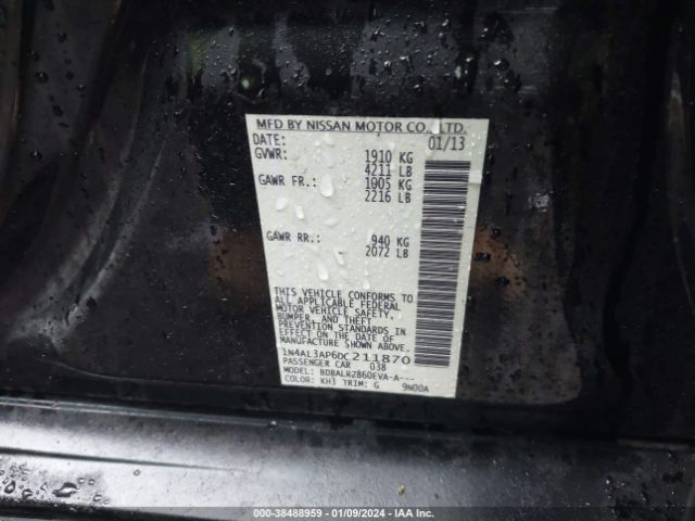 Photo 8 VIN: 1N4AL3AP6DC211870 - NISSAN ALTIMA 