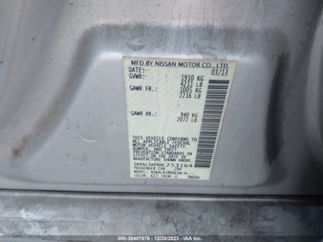 Photo 8 VIN: 1N4AL3AP6DC253164 - NISSAN ALTIMA 