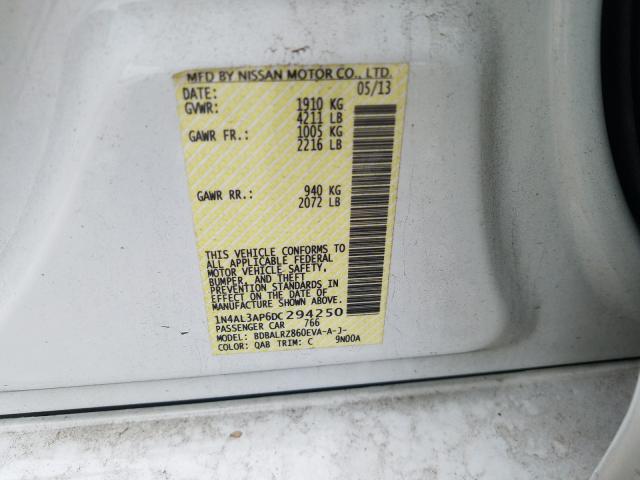 Photo 9 VIN: 1N4AL3AP6DC294250 - NISSAN ALTIMA 2.5 