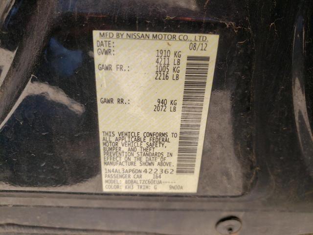 Photo 9 VIN: 1N4AL3AP6DN422362 - NISSAN ALTIMA 2.5 