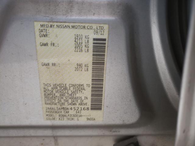 Photo 9 VIN: 1N4AL3AP6DN452168 - NISSAN ALTIMA 2.5 