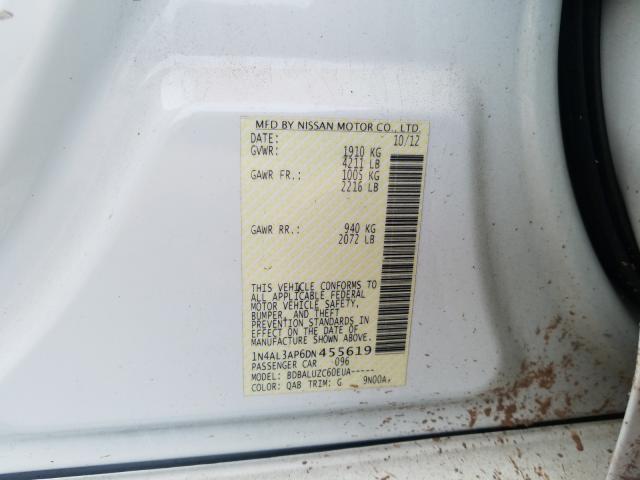 Photo 9 VIN: 1N4AL3AP6DN455619 - NISSAN ALTIMA 2.5 