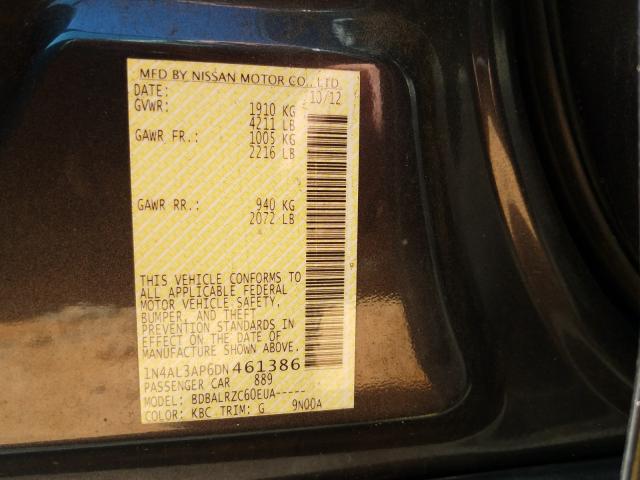 Photo 9 VIN: 1N4AL3AP6DN461386 - NISSAN ALTIMA 2.5 