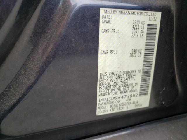 Photo 12 VIN: 1N4AL3AP6DN473862 - NISSAN ALTIMA 2.5 