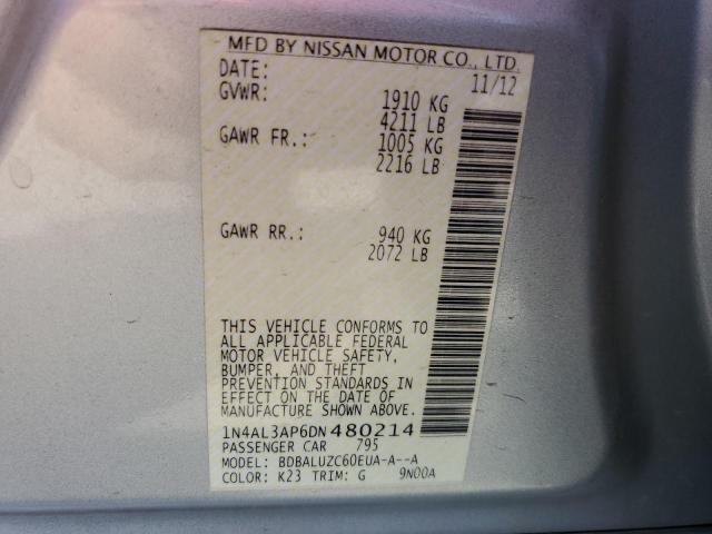 Photo 11 VIN: 1N4AL3AP6DN480214 - NISSAN ALTIMA 2.5 