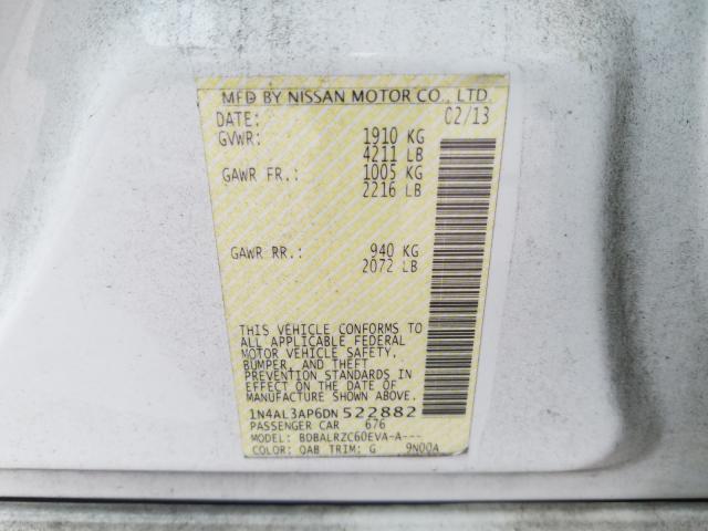 Photo 9 VIN: 1N4AL3AP6DN522882 - NISSAN ALTIMA 2.5 