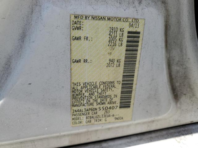 Photo 12 VIN: 1N4AL3AP6DN550407 - NISSAN ALTIMA 