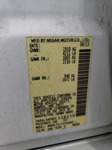 Photo 12 VIN: 1N4AL3AP6EC116159 - NISSAN ALTIMA 