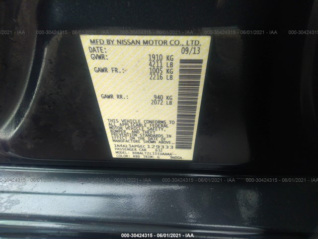 Photo 8 VIN: 1N4AL3AP6EC129333 - NISSAN ALTIMA 