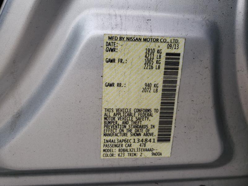 Photo 9 VIN: 1N4AL3AP6EC134841 - NISSAN ALTIMA 2.5 