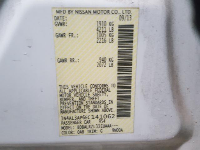 Photo 9 VIN: 1N4AL3AP6EC141062 - NISSAN ALTIMA 2.5 