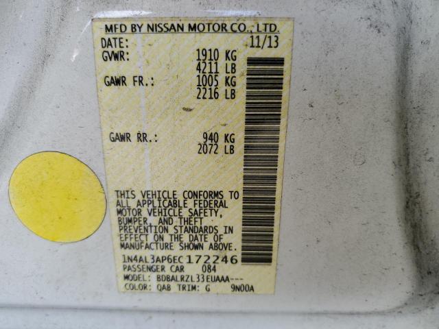 Photo 9 VIN: 1N4AL3AP6EC172246 - NISSAN ALTIMA 2.5 