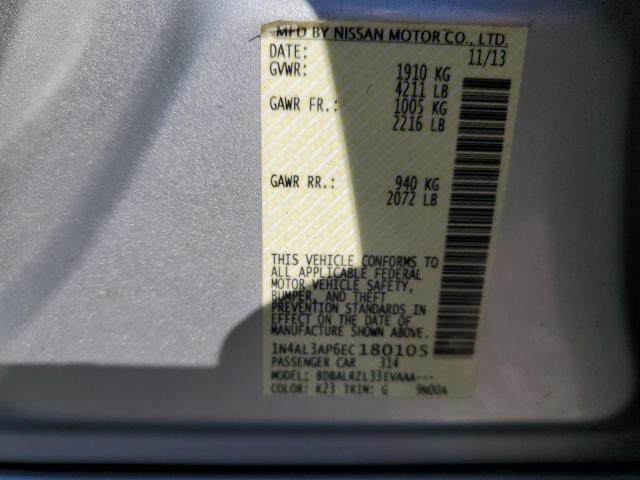 Photo 11 VIN: 1N4AL3AP6EC180105 - NISSAN ALTIMA 2.5 