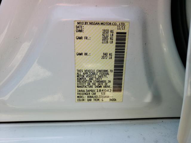 Photo 9 VIN: 1N4AL3AP6EC184042 - NISSAN ALTIMA 2.5 