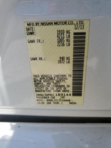 Photo 11 VIN: 1N4AL3AP6EC189144 - NISSAN ALTIMA 2.5 