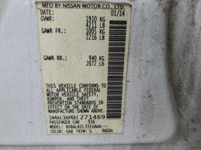 Photo 11 VIN: 1N4AL3AP6EC271469 - NISSAN ALTIMA 2.5 