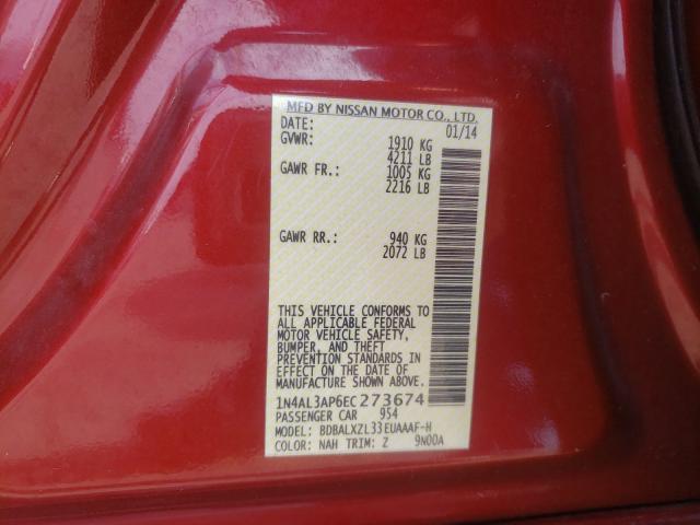 Photo 9 VIN: 1N4AL3AP6EC273674 - NISSAN ALTIMA 2.5 